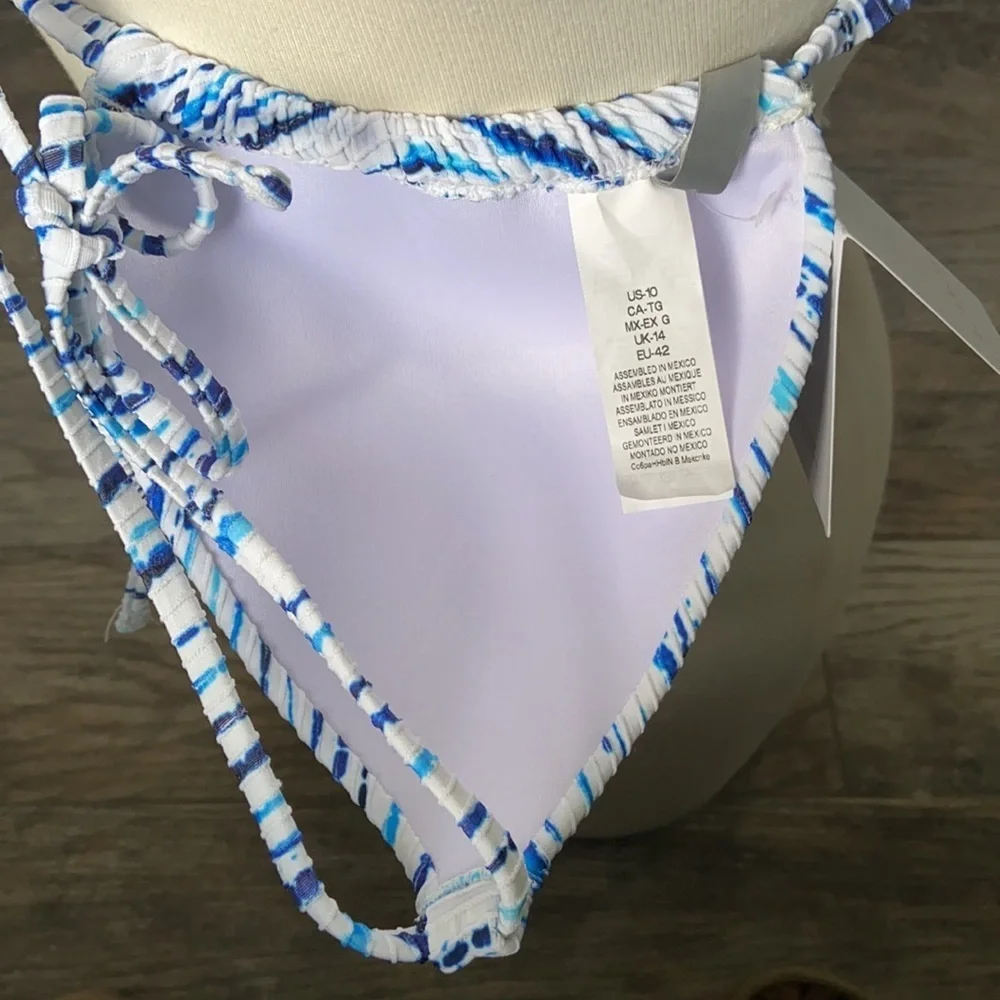 La Blanca elemental balance triangle bikini top